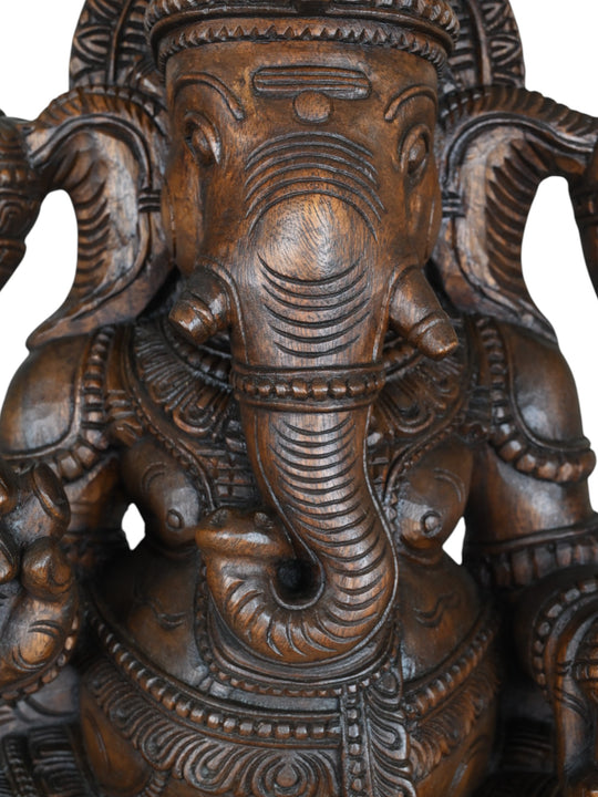 Mangalmurti Ganesh With Mooshika 35"