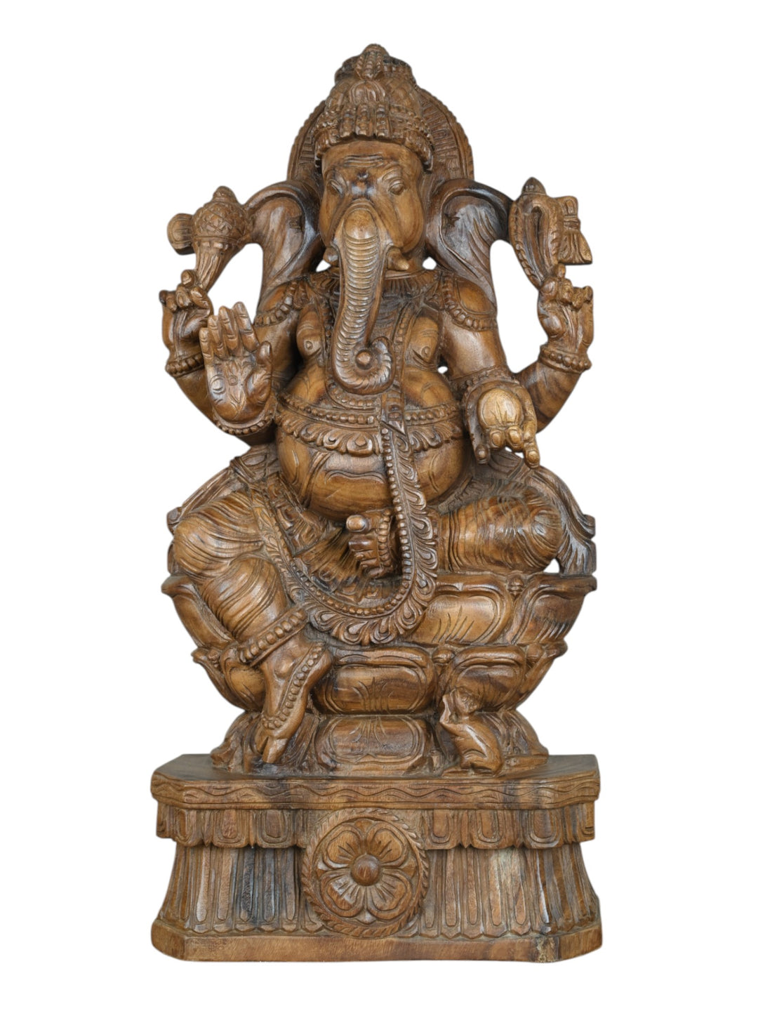 Wooden Vinayaga statue