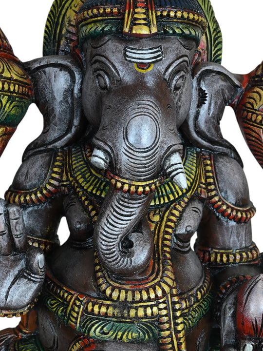 Multicolored Lord Lambodaran Statue 36"