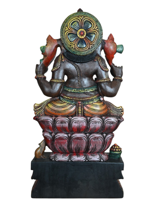 Multicolored Lord Lambodaran Statue 36"