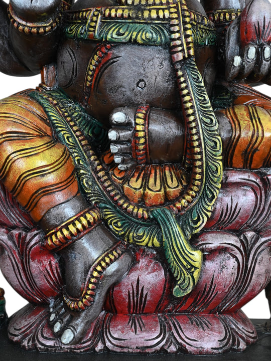 Multicolored Lord Lambodaran Statue 36"