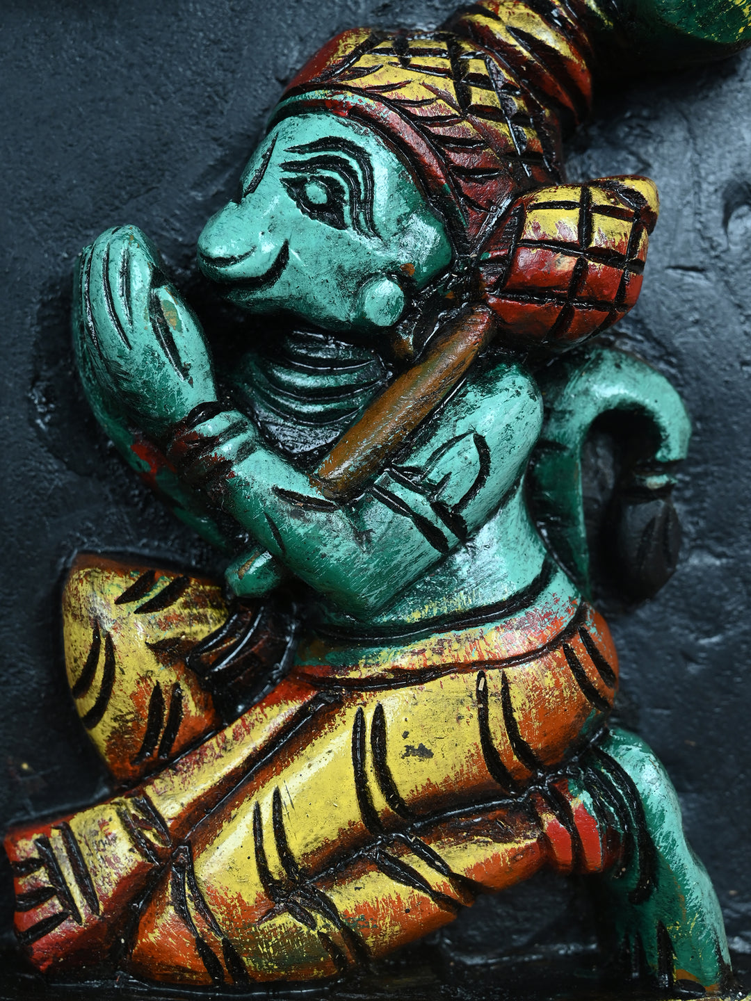 Vishnu Namam Wooden Wall Hanging-24"