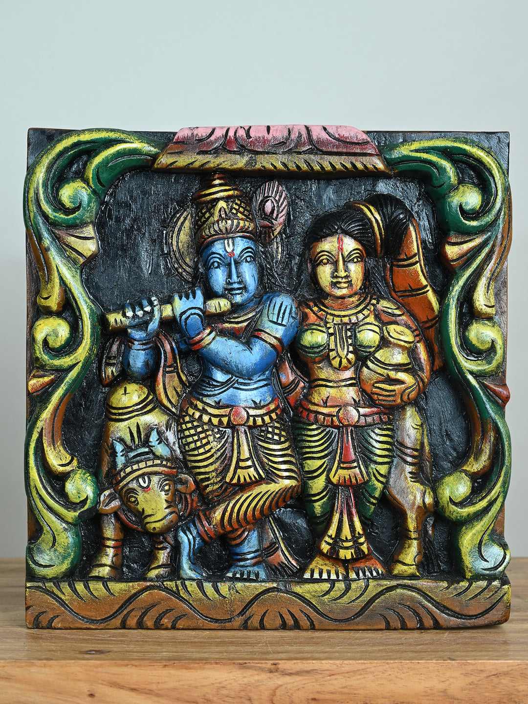 Shree Radha Krishna – Crafted in Wood