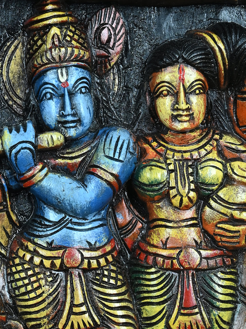 Shree Radha Krishna – Crafted in Wood