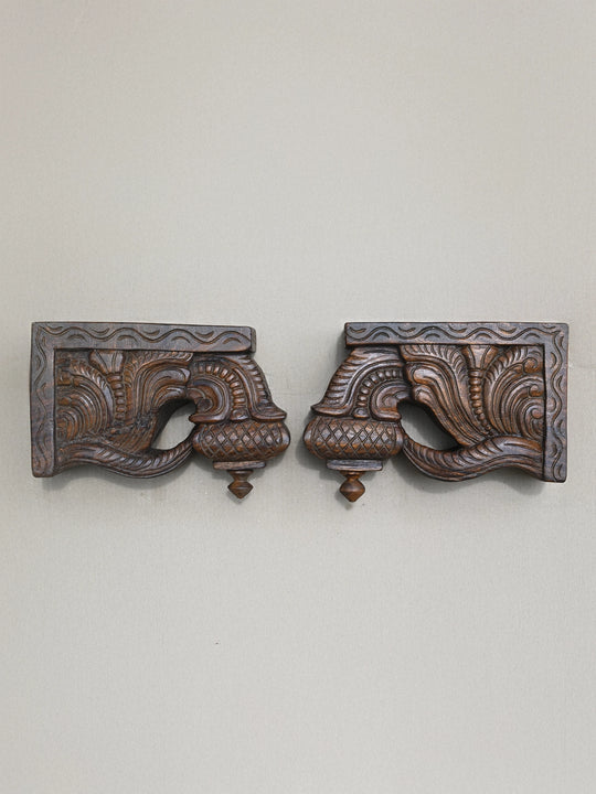 Wooden Bodhil brackets