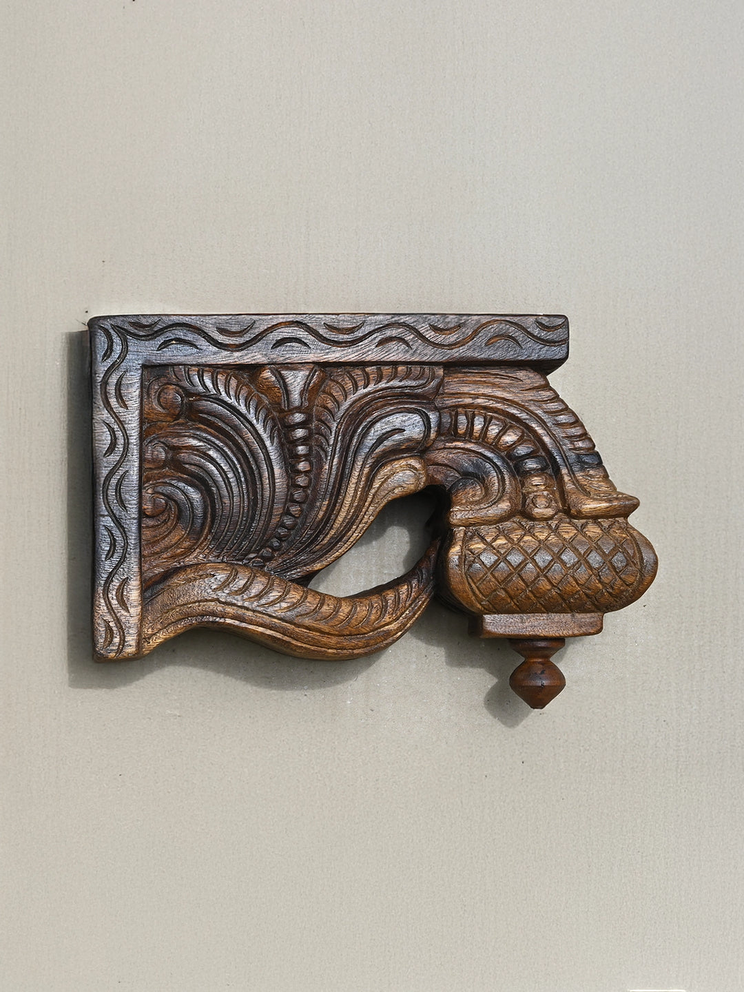 Wooden Wall Corbels – Pair of Grace 12"