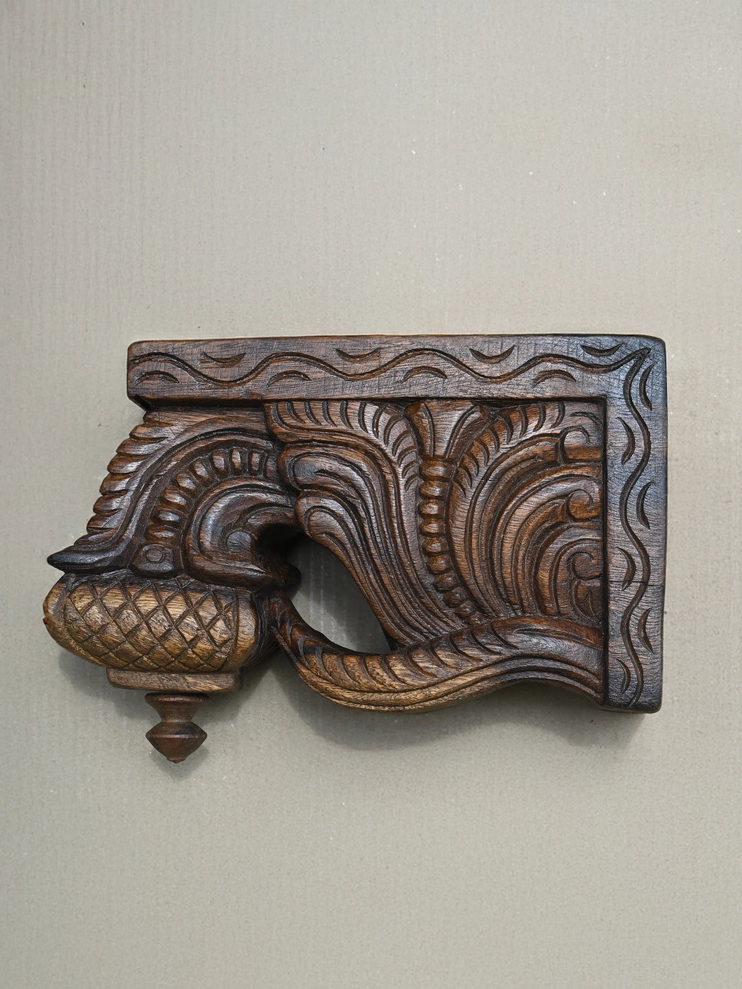 Wooden Wall Corbels – Pair of Grace 12"