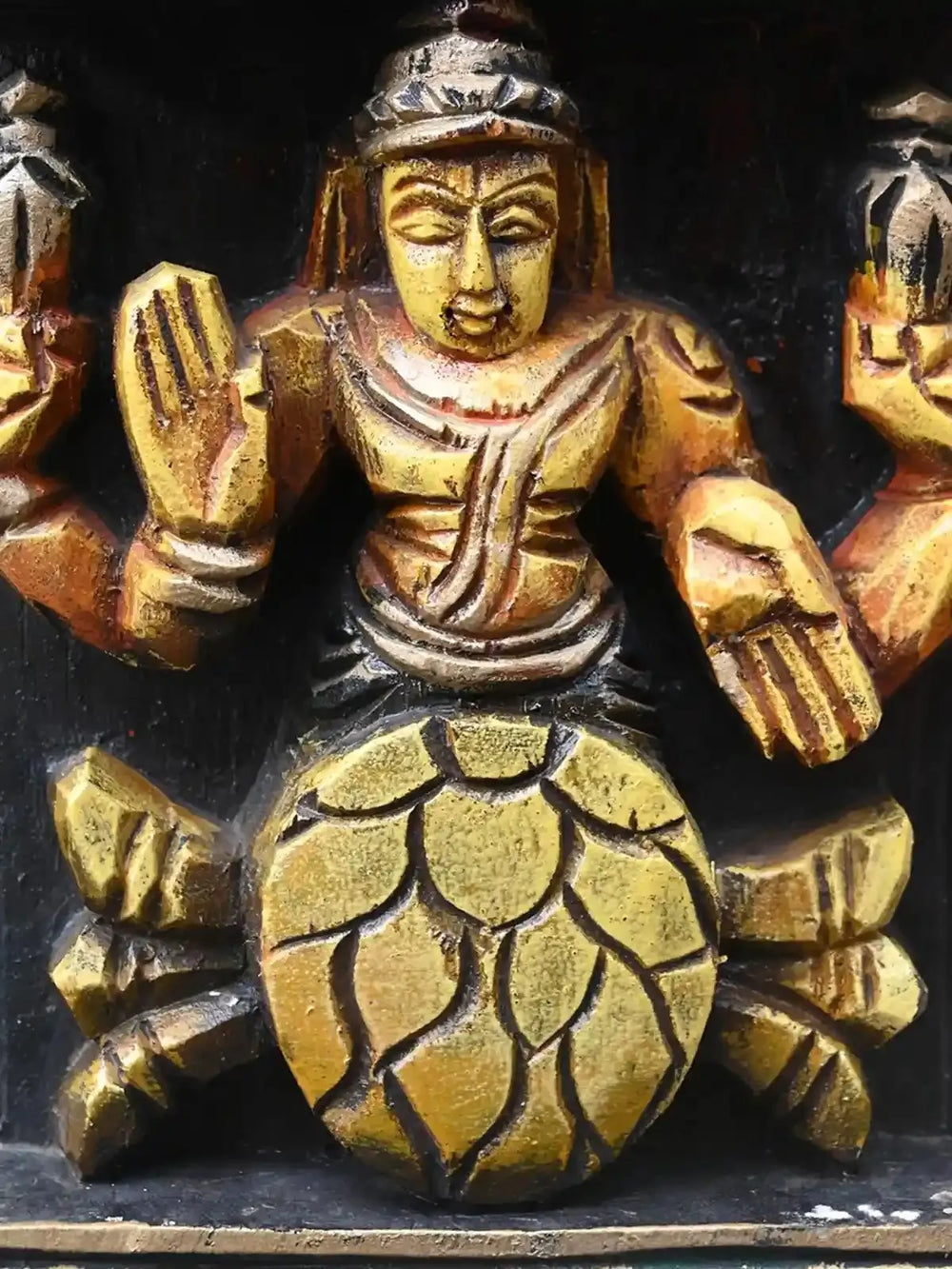 Pair Wooden Panels Vishnu’s Ten Avatars
