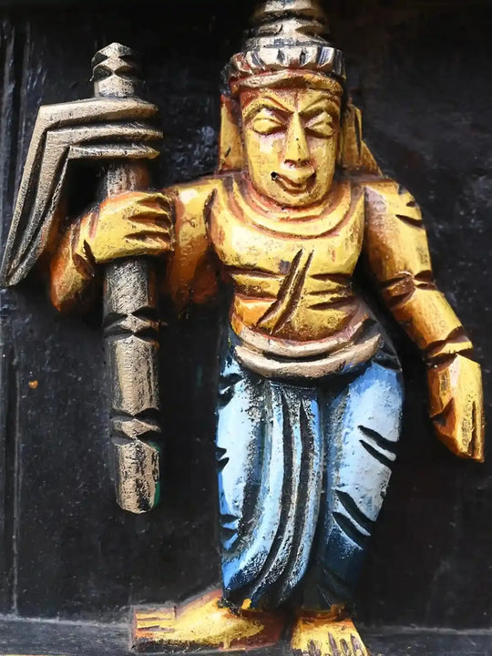 Pair Wooden Panels Vishnu’s Ten Avatars-37"