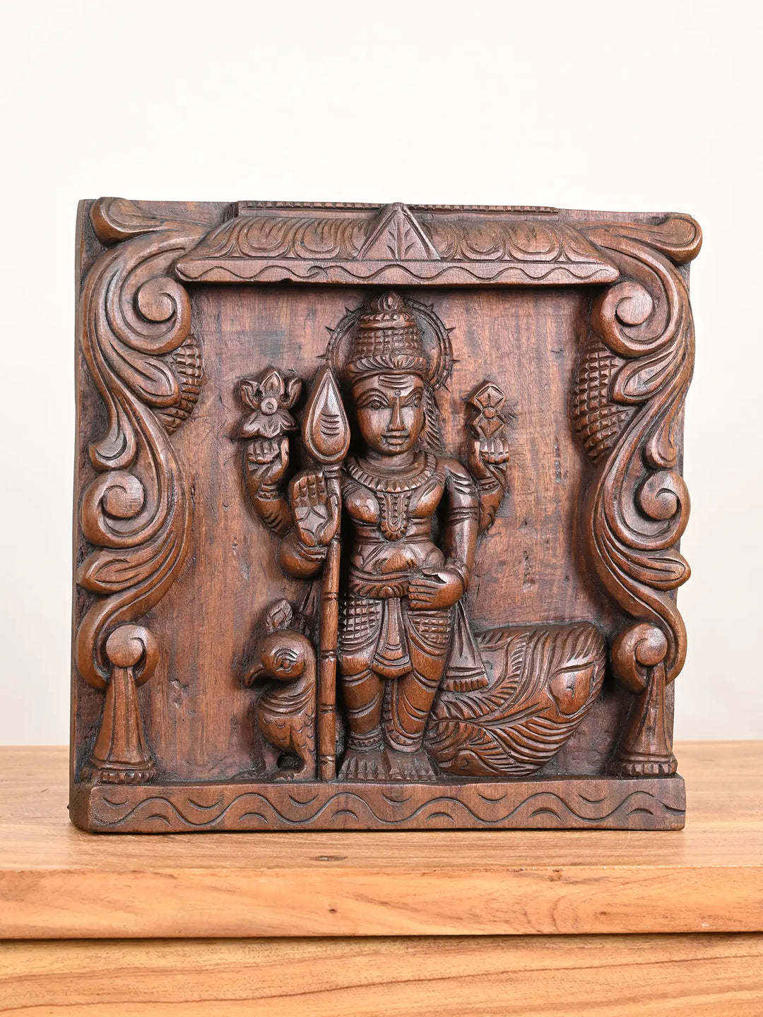 Wooden Lord Murugan frame