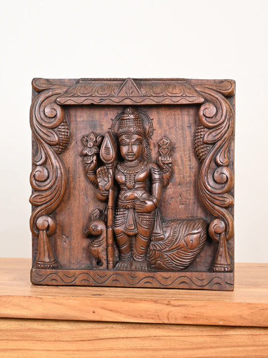 Wooden Lord Murugan frame