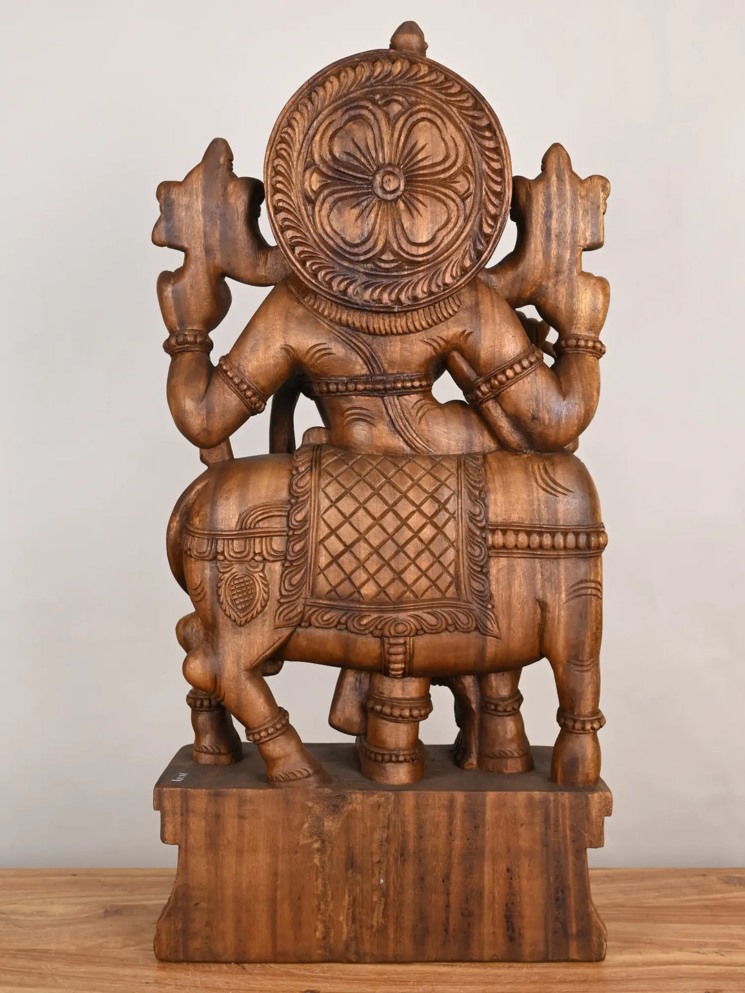 Lord Krishna Playing the Flute wooden -36"