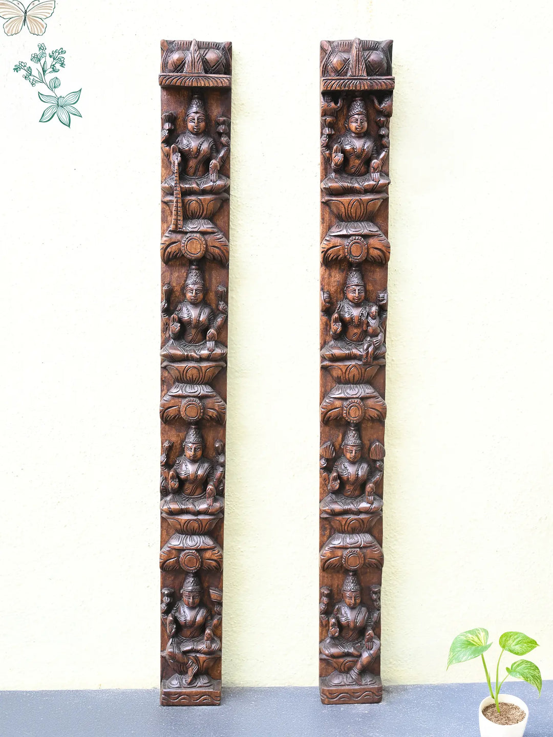 Astalakshmi wooden panels
