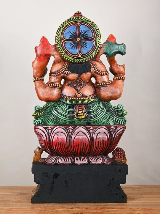 Multicolored Lord Vinayaga Statue 30"