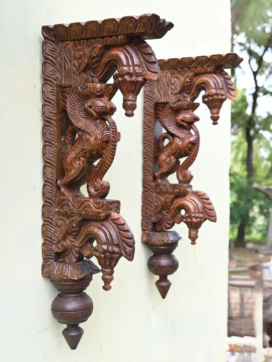 Yali wooden Wall Brackets