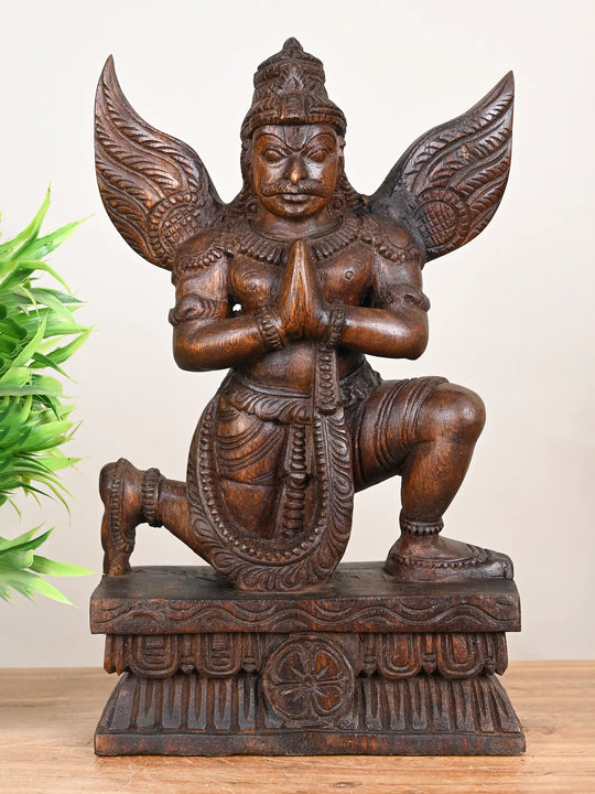 Divine Garuda Kneeling in Prayer 17"