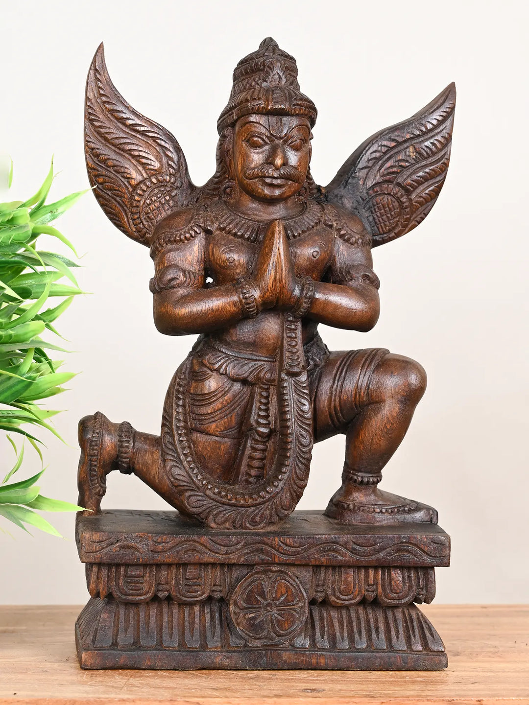 Divine Garuda Kneeling in Prayer 17"