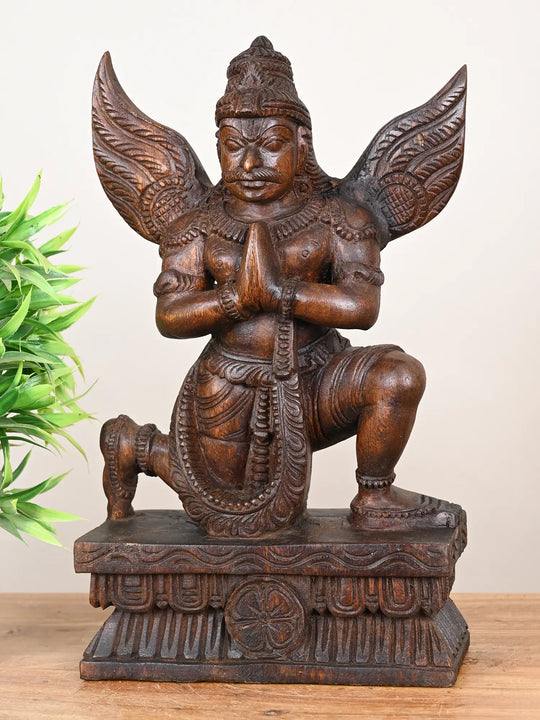 Divine Garuda Kneeling in Prayer 17"