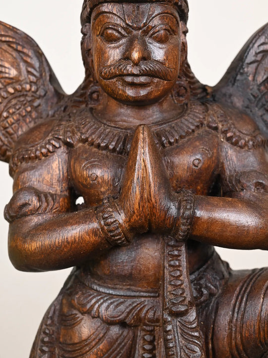 Divine Garuda Kneeling in Prayer 17"