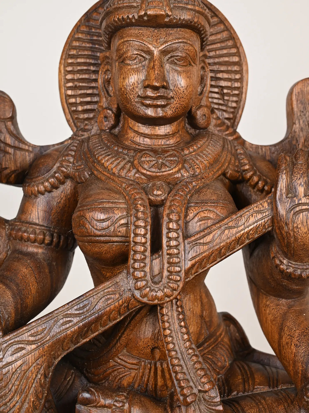 2 Ft Goddess Saraswati Devi Playing Veena