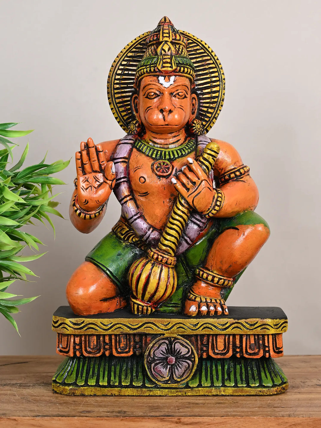  Lord Hanuman Wooden