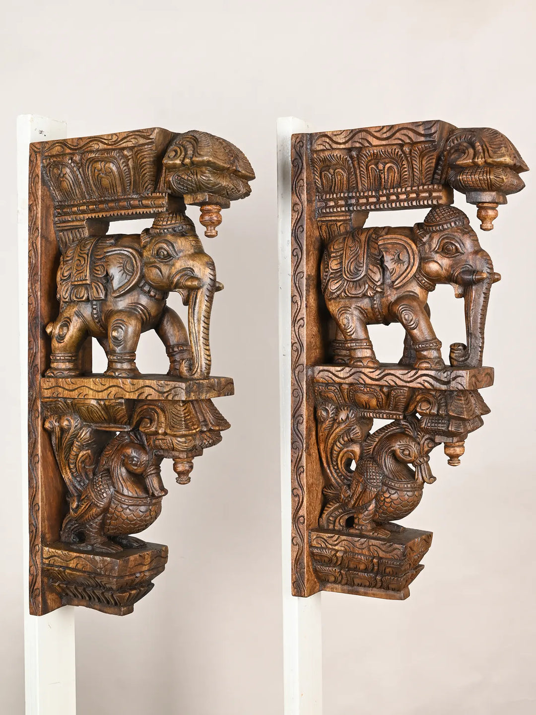 Elephant wooden brackets 
