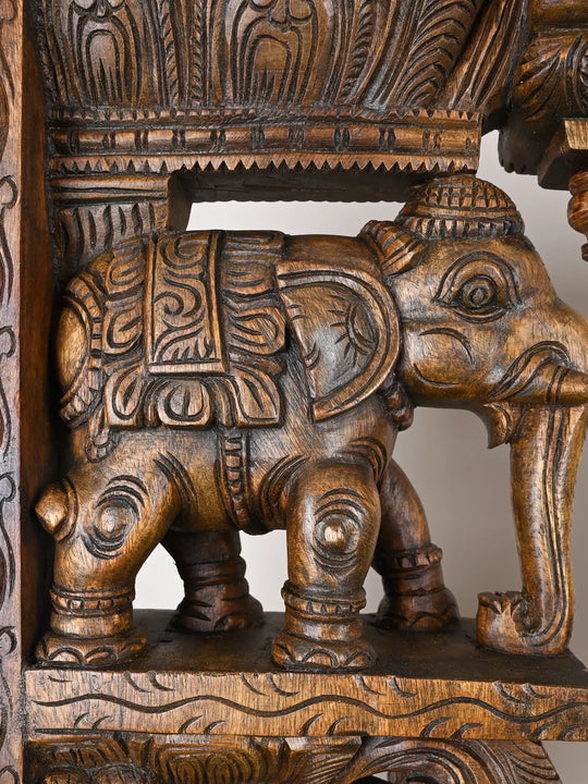 Elephant wooden brackets 