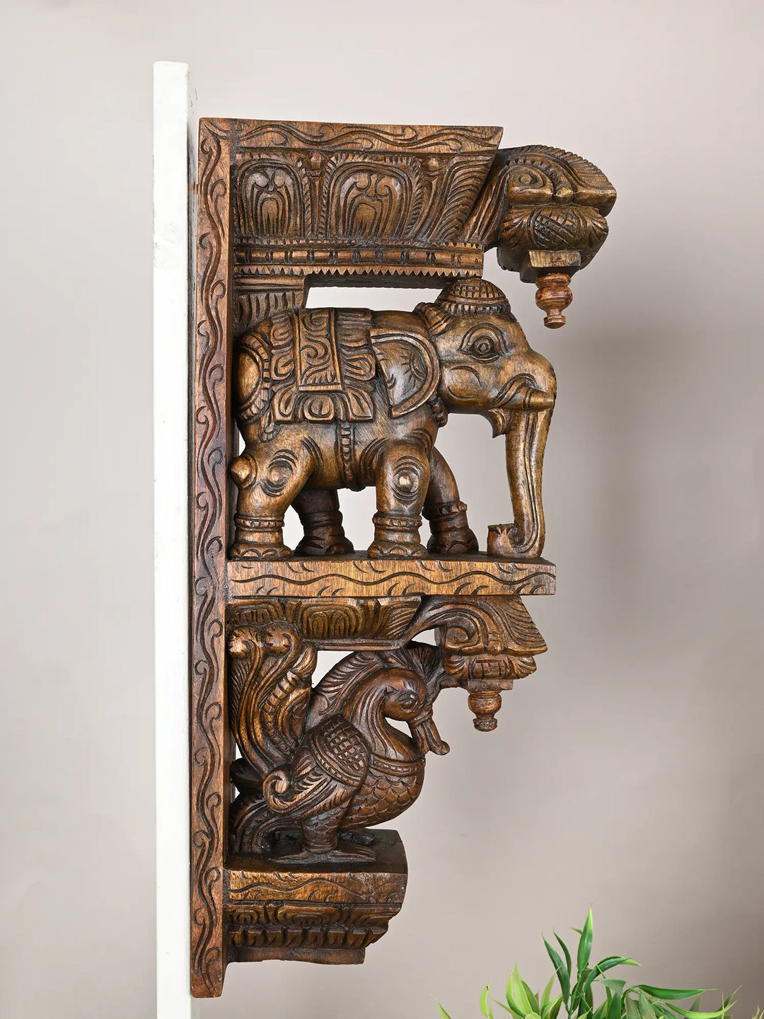 Elephant wooden brackets 