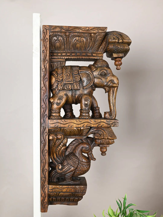 Elephant wooden brackets 