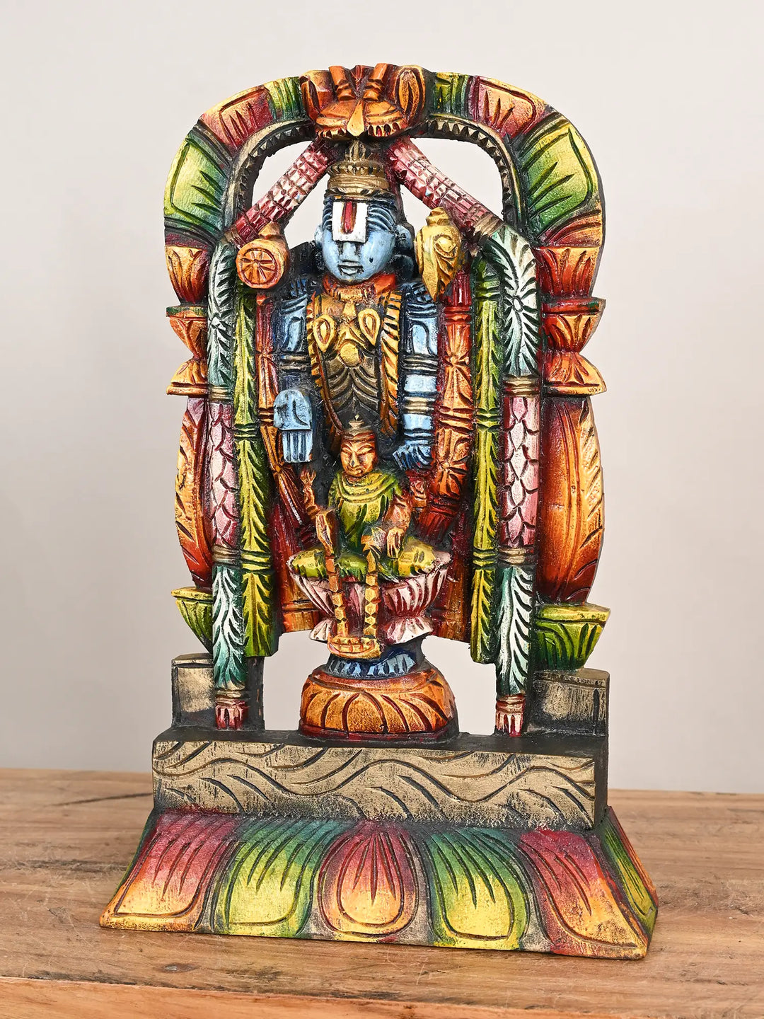 Lord Balaji wooden statue