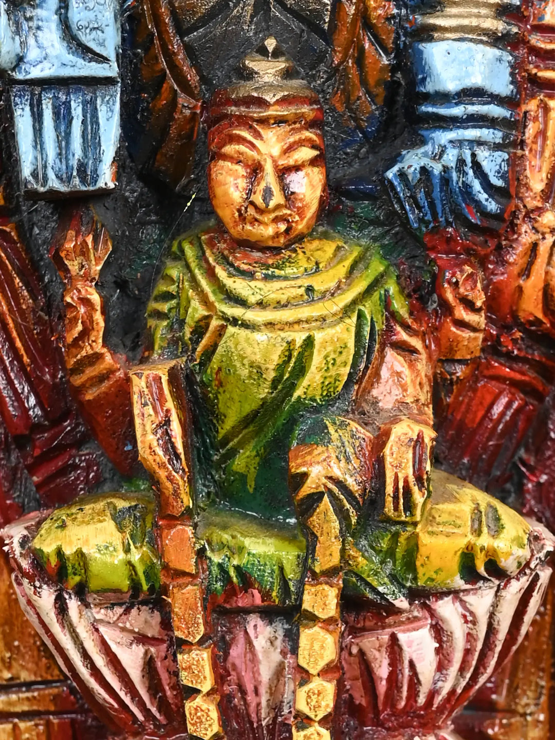Colorful Tirupati Balaji With Lakshmi Statue 15"