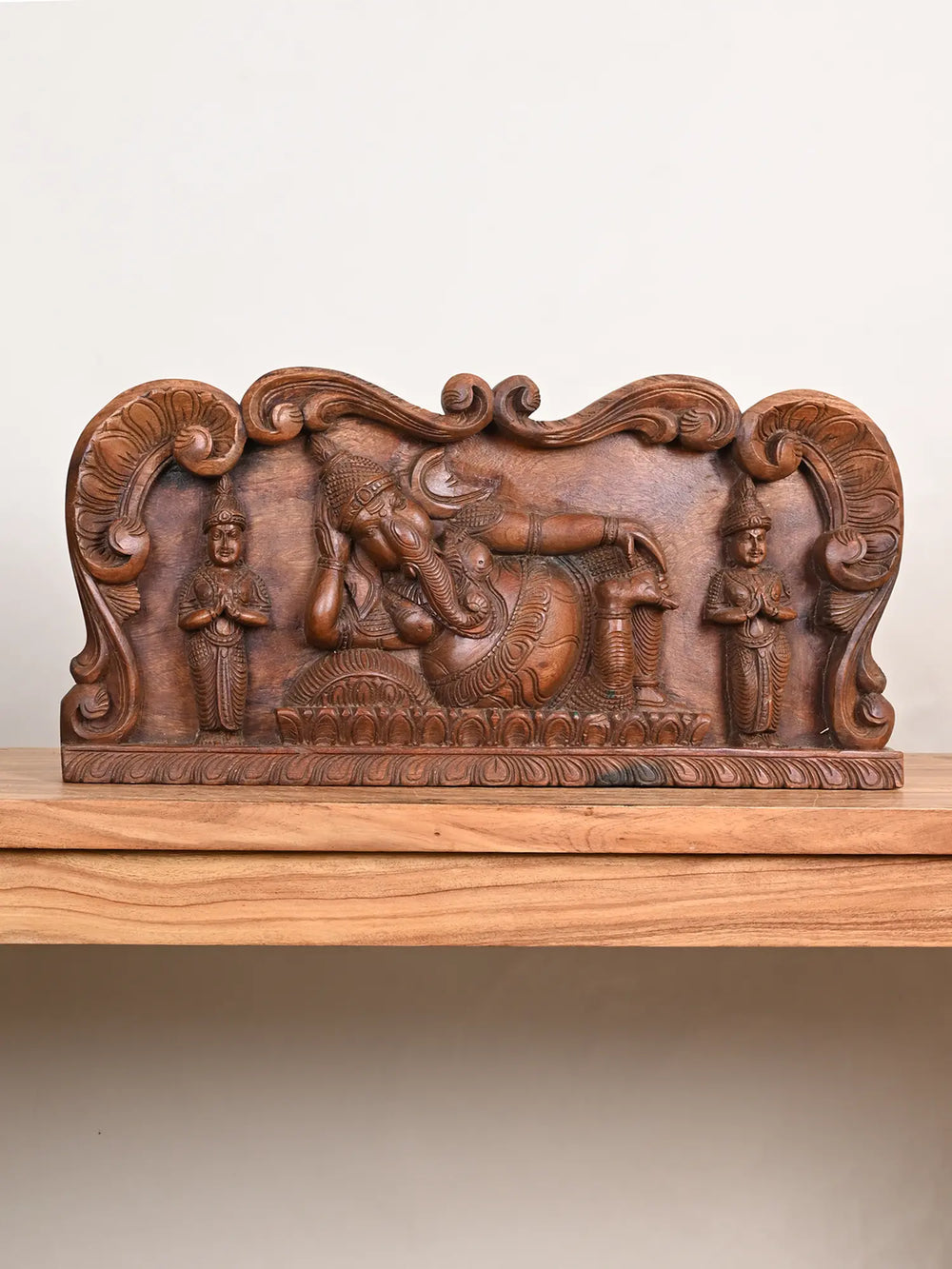 Wooden panel of Lord Ganesha