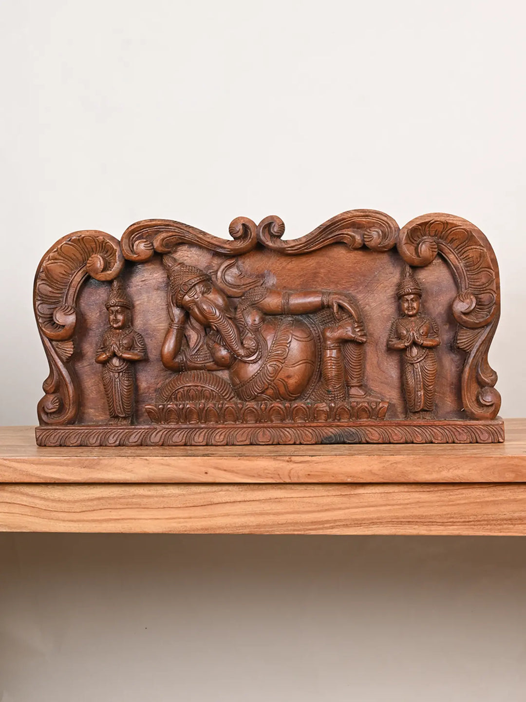 Wooden panel of Lord Ganesha