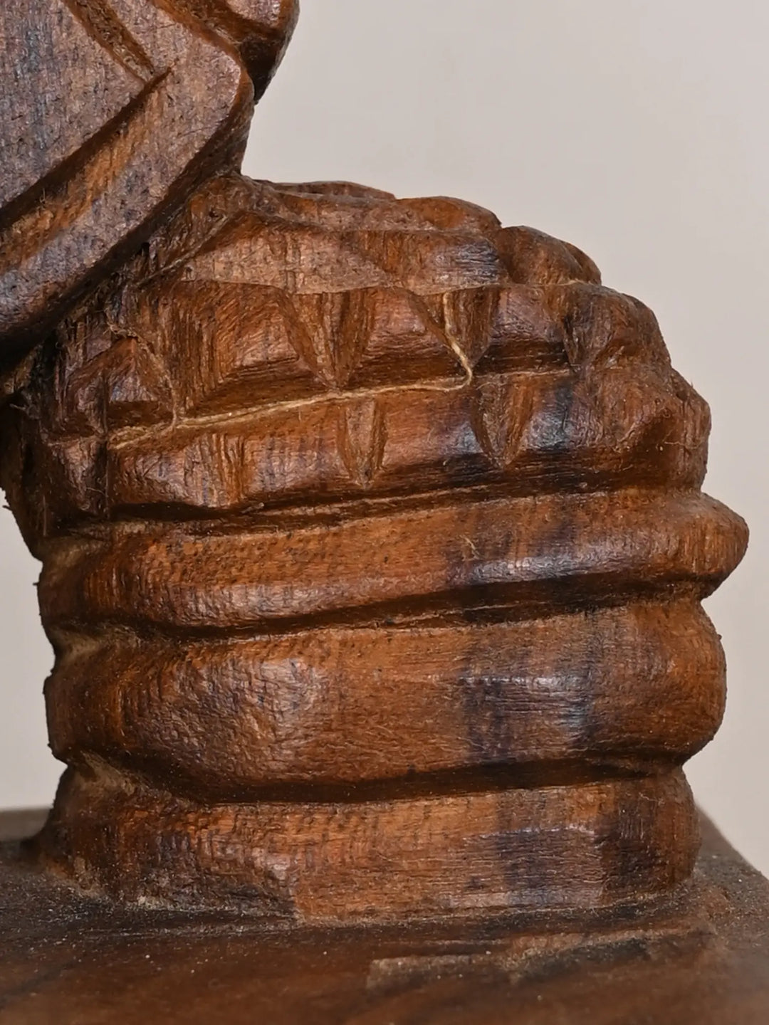 Dancing Ganesha Wooden Statue - 37"