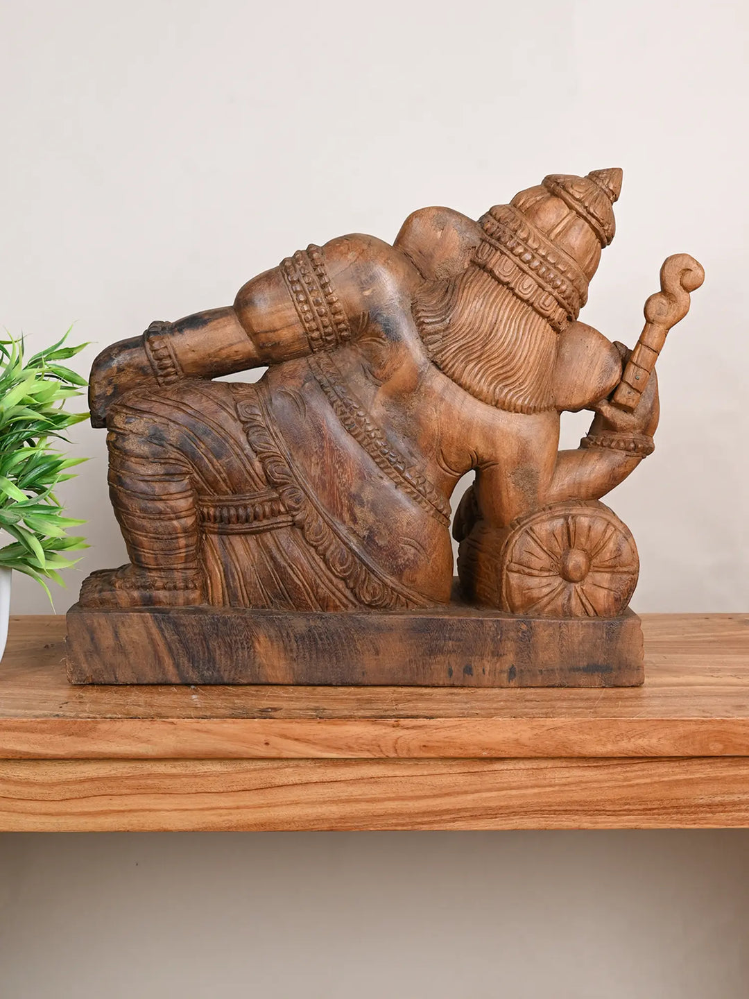Relaxing Ganesha Statue-19"