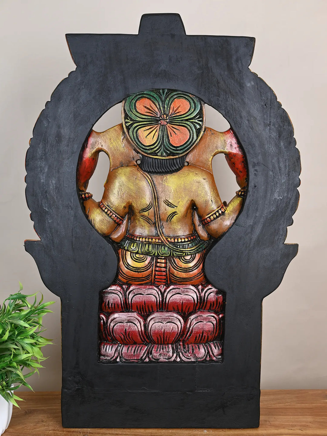 Wooden Arch Ganesh Statue- 36"