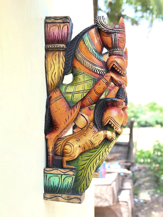 Horse Wooden Wall Bracket  
