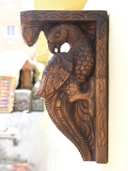 Wood Parrots Brackets - 15"
