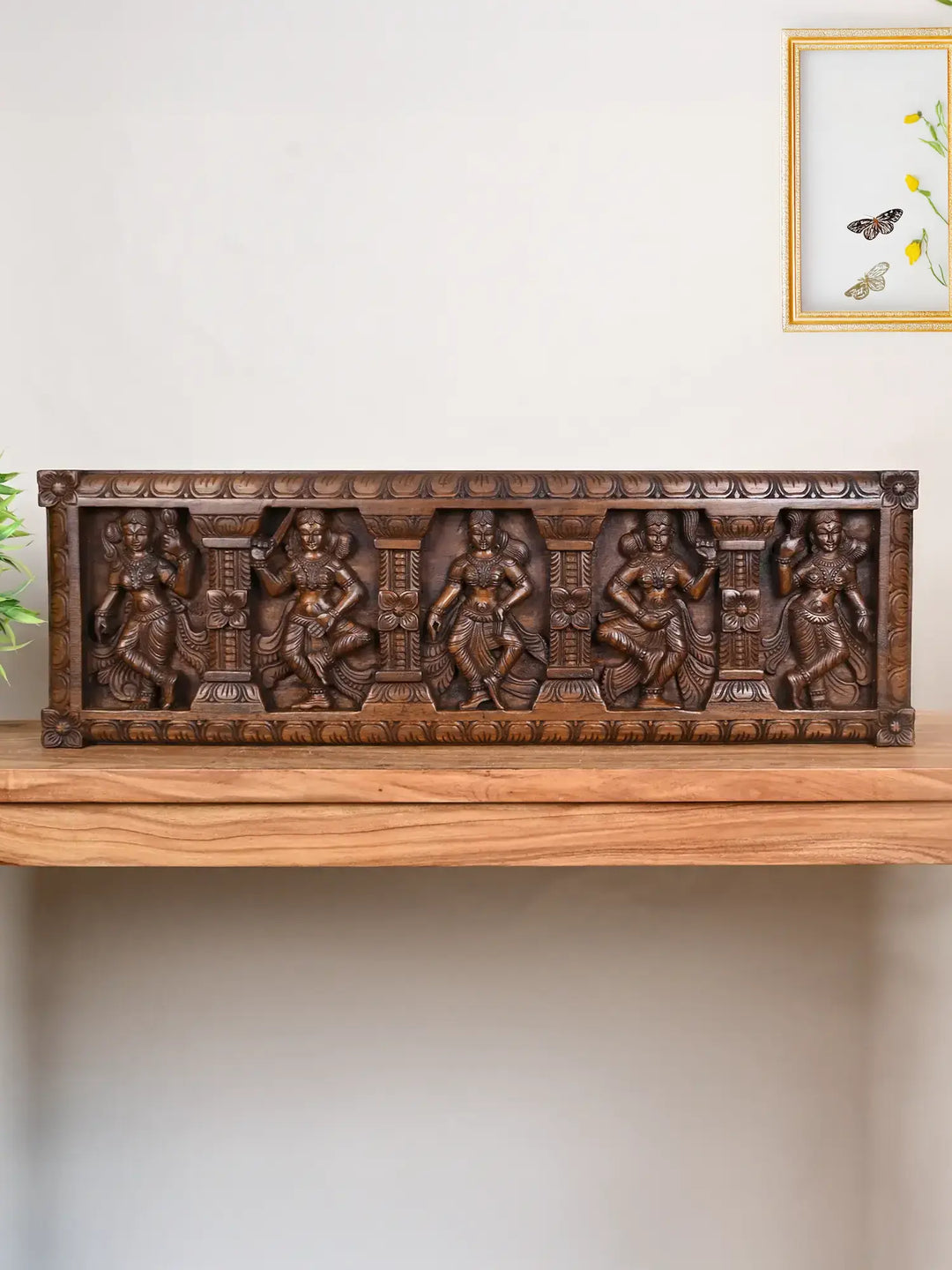  Apsaras Wooden Panel 