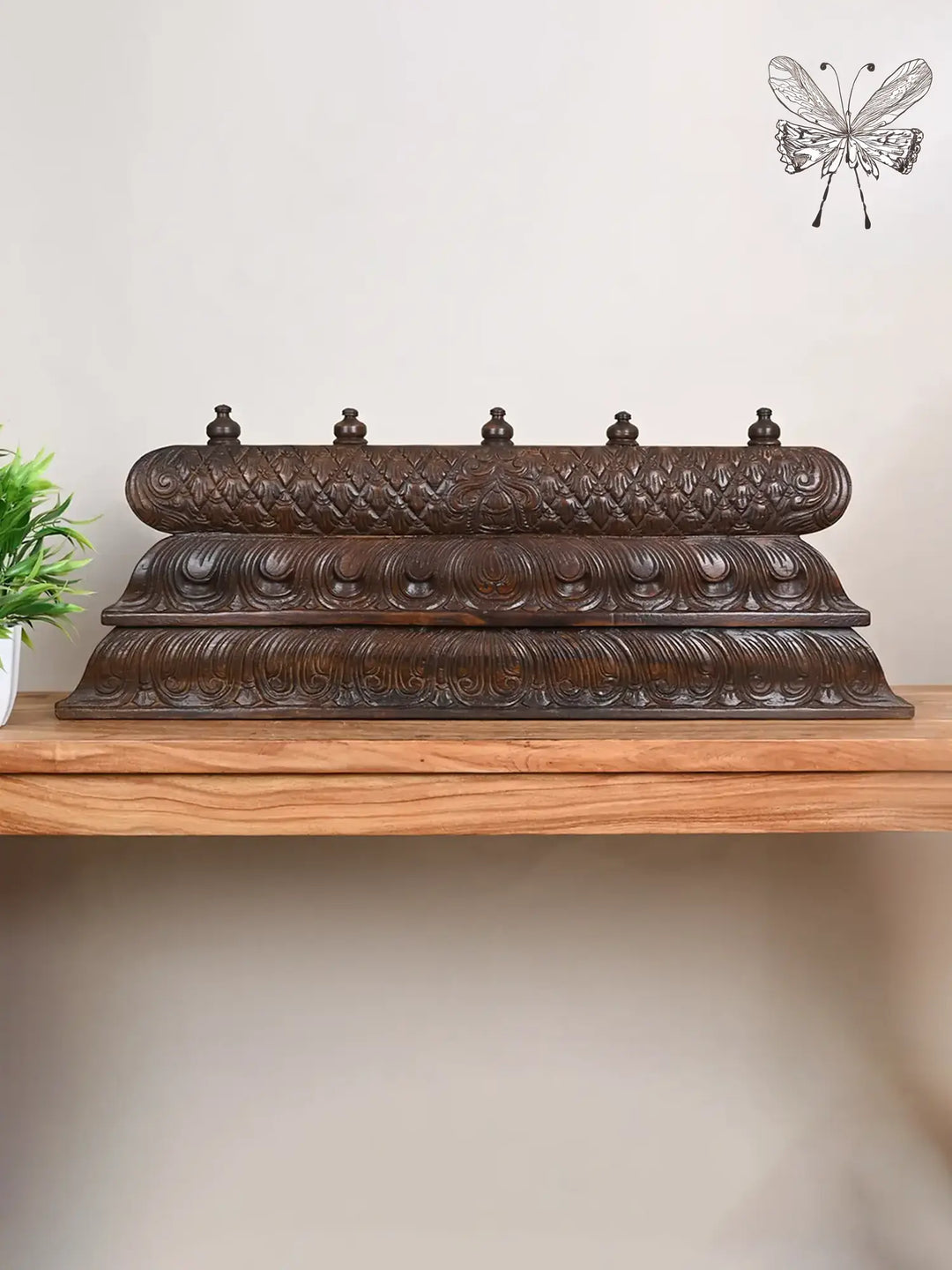 Wooden Pooja Mandapam