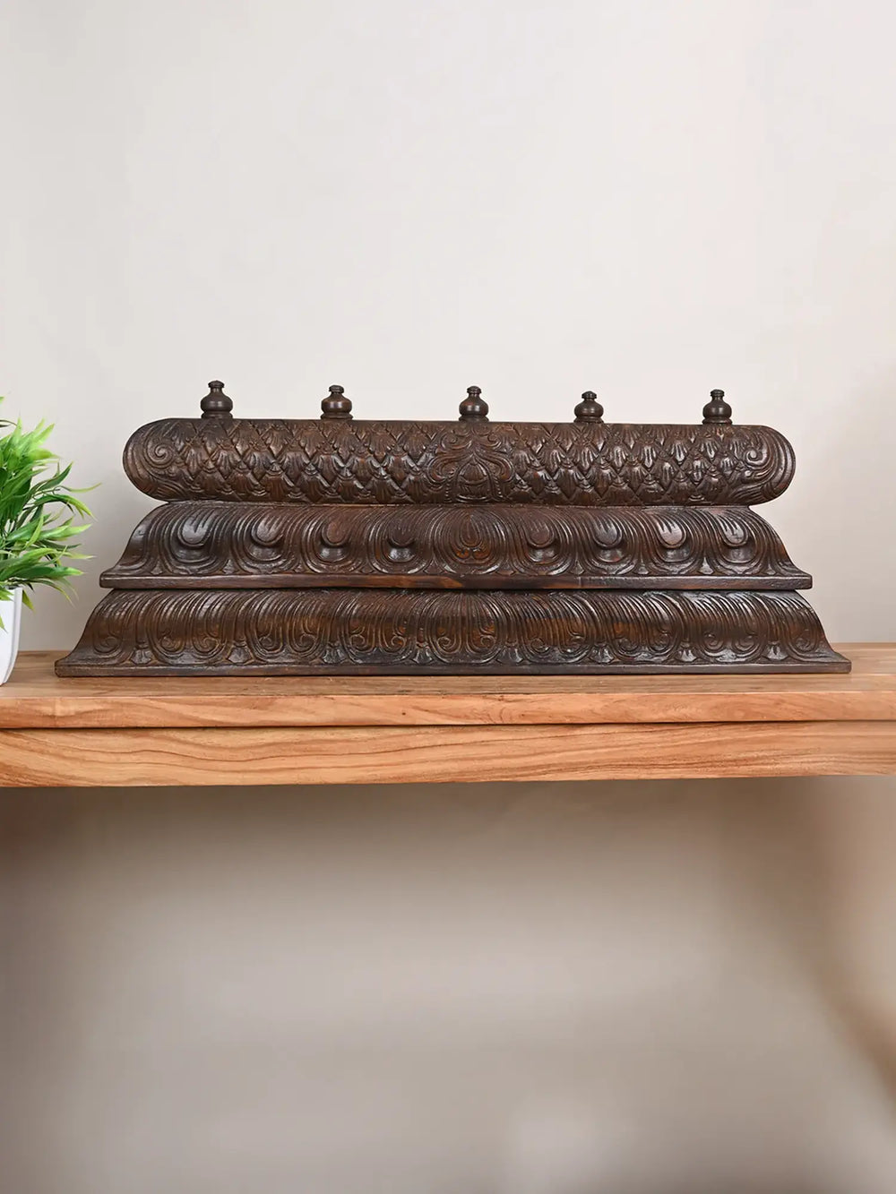 Wooden Pooja Mandapam