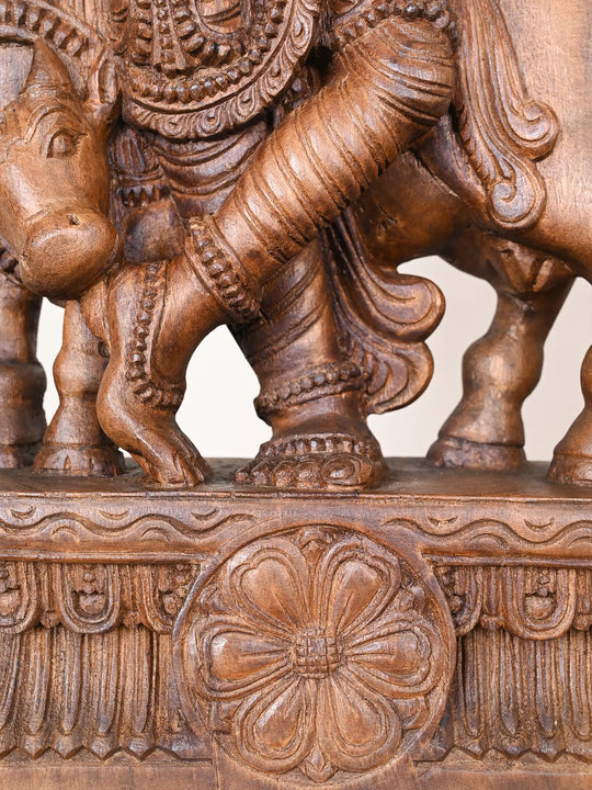2Ft Gopala Krishna with Flute and Cow