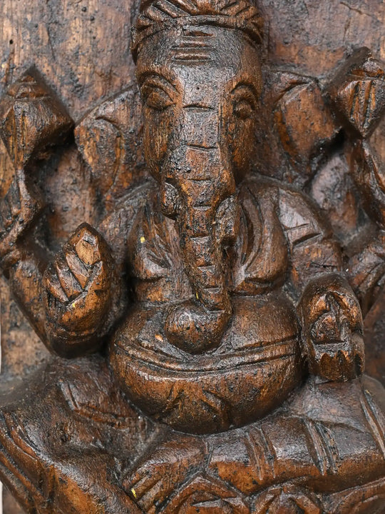 Eight Form Of Paired Lord Ganesha Panel 36"