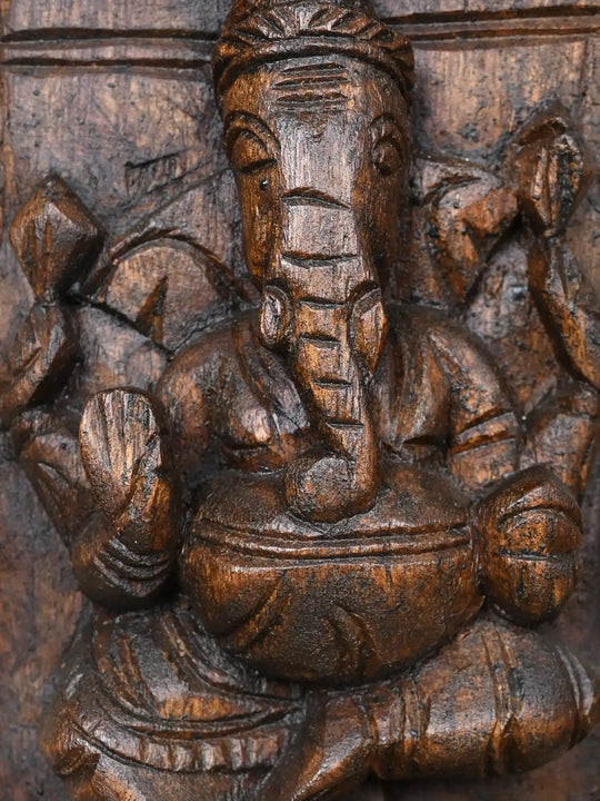 Eight Form Of Paired Lord Ganesha Panel 36"