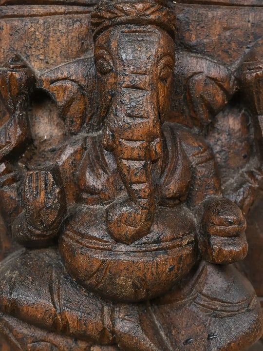 Eight Form Of Paired Lord Ganesha Panel 36"