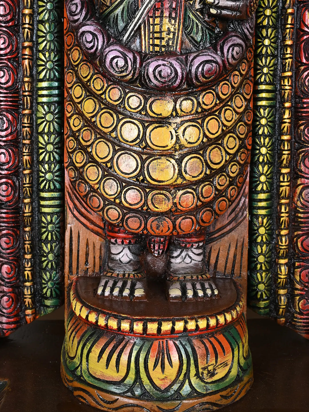 Multicolored Lord Thirupati Balaji Statue 40"