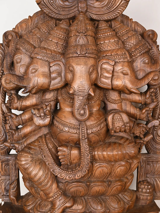 Panchamuga Ganapathi Statue 30"