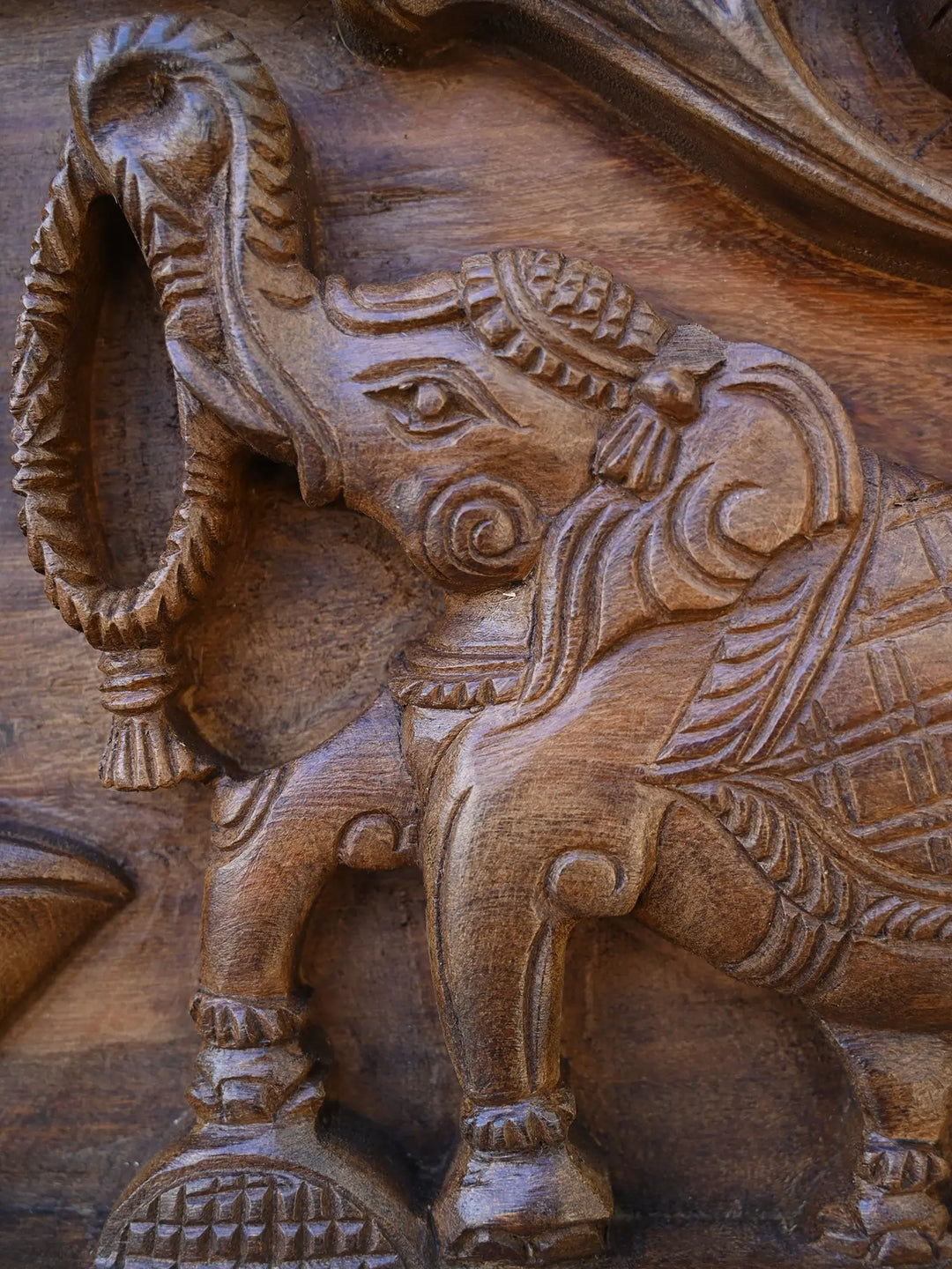 Elegant Goddess Gajalakshmi Panel 36"