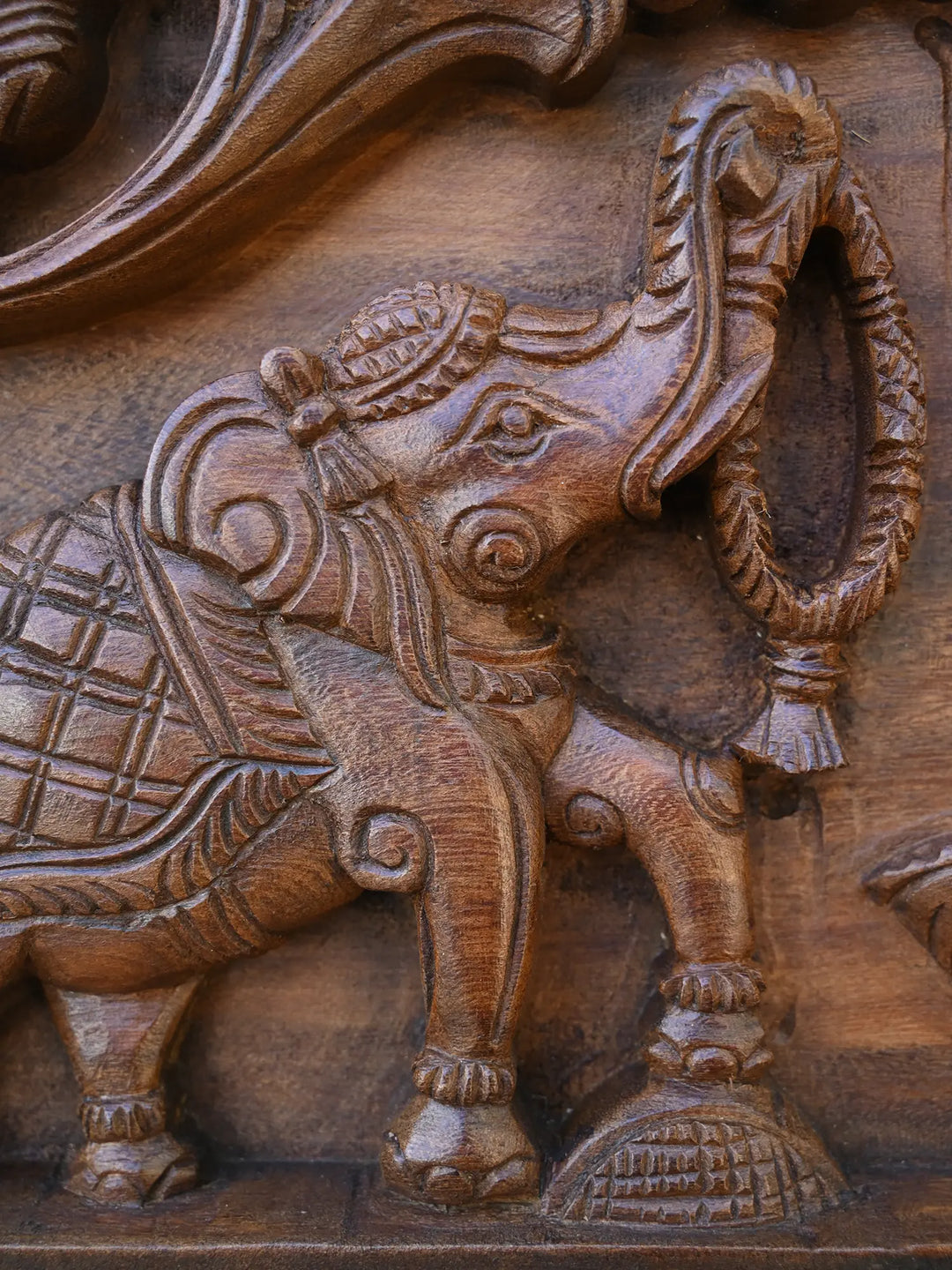Elegant Goddess Gajalakshmi Panel 36"