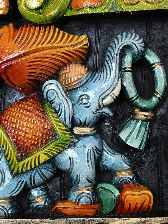 Decorative Panel of Gaja Lakshmi 36"